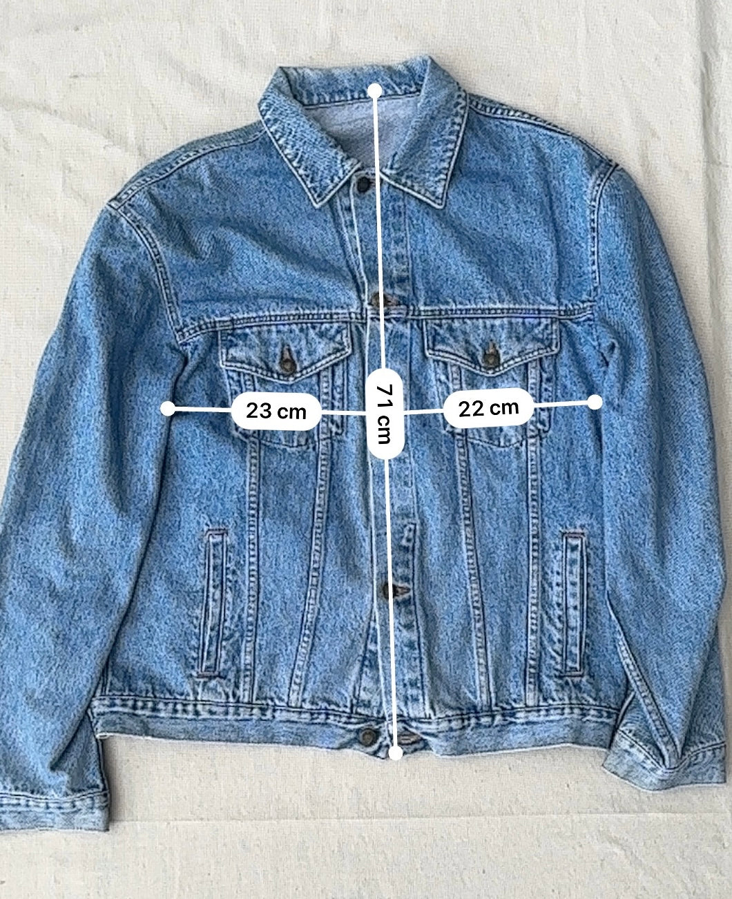 Wampum vintage jeans jacket large