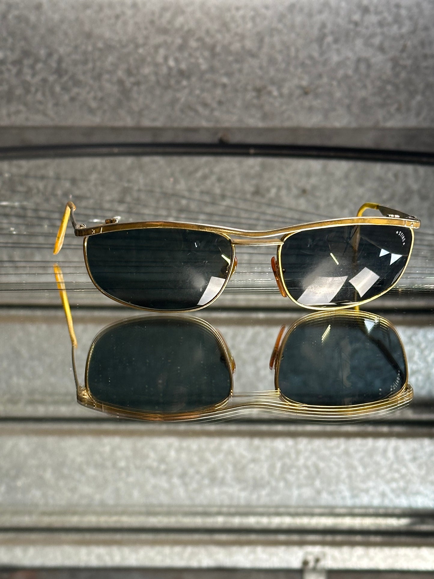 STING - Occhiali da sole Modello Aviator Anni ‘80/’90