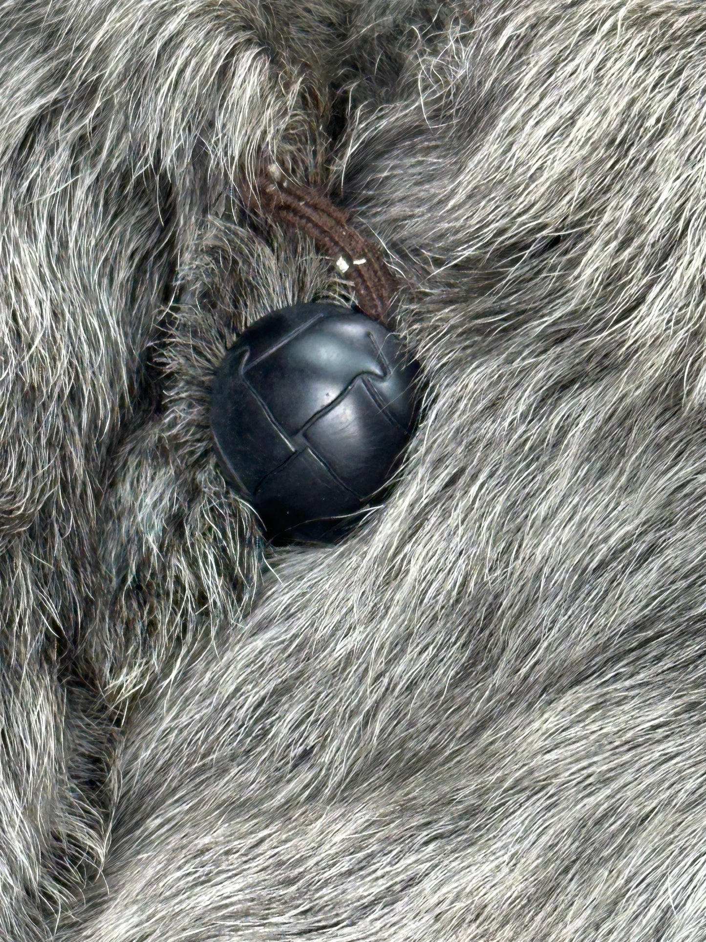 Pelliccia Vintage in Lapin Argentato