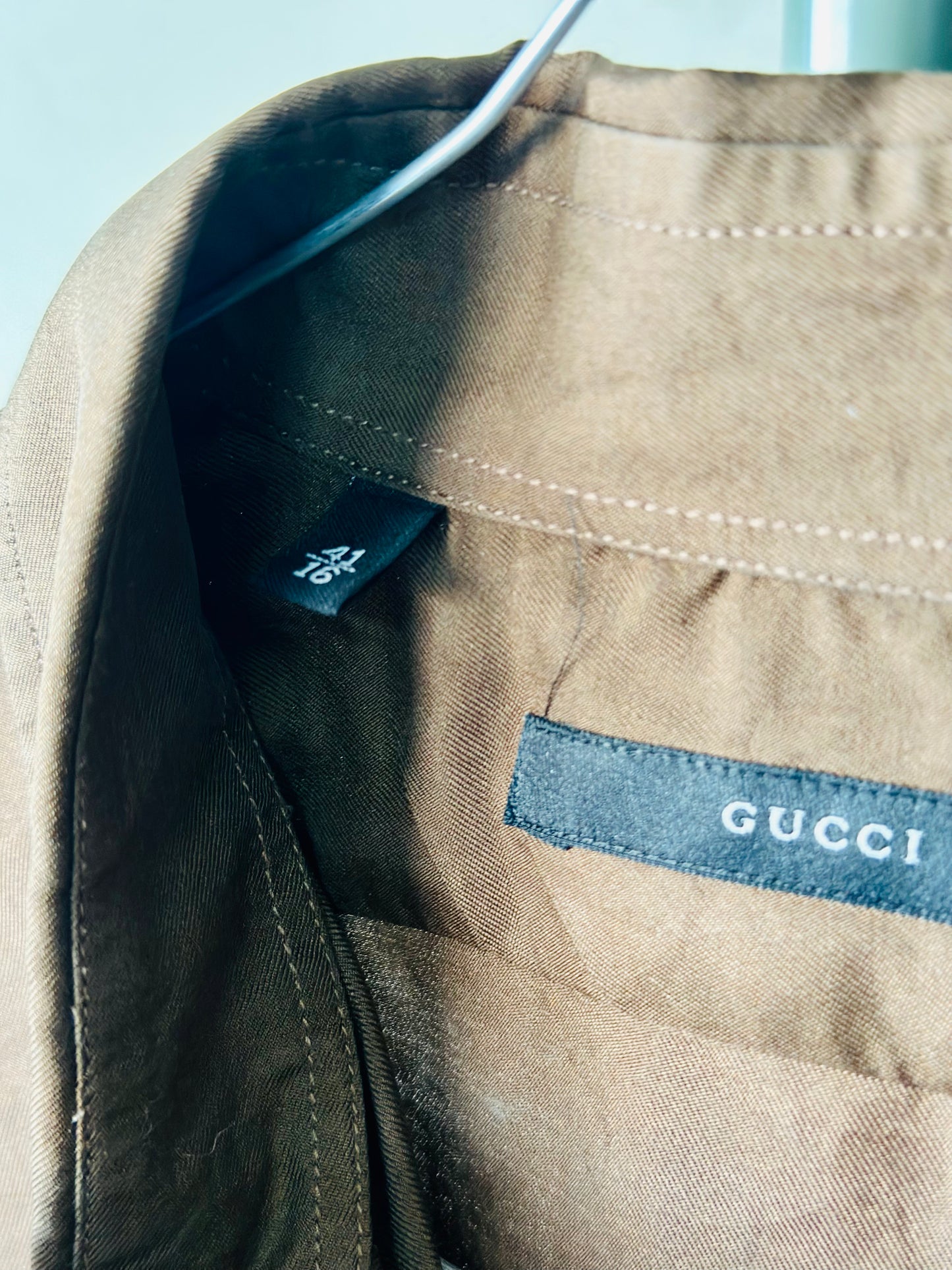 GUCCI - camicia 100% seta