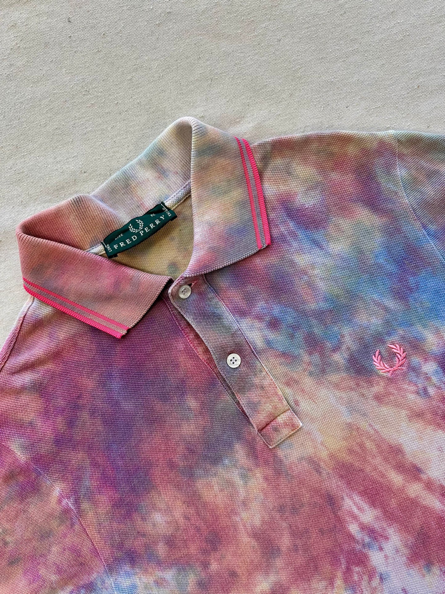 Polo Fred Perry tie dye