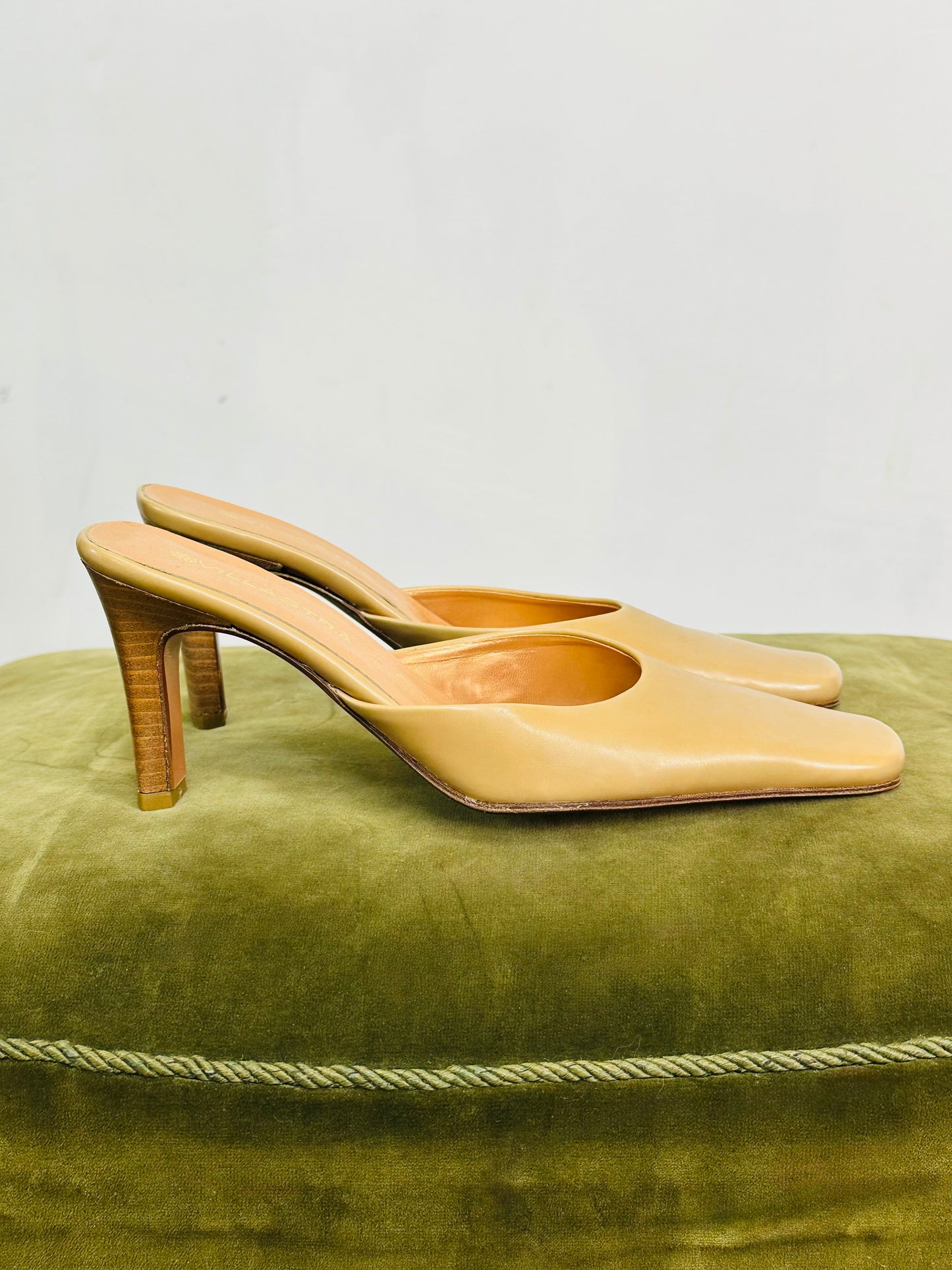 Mules vintage in vera pelle Villastrà – Made in Italy | Taglia 36