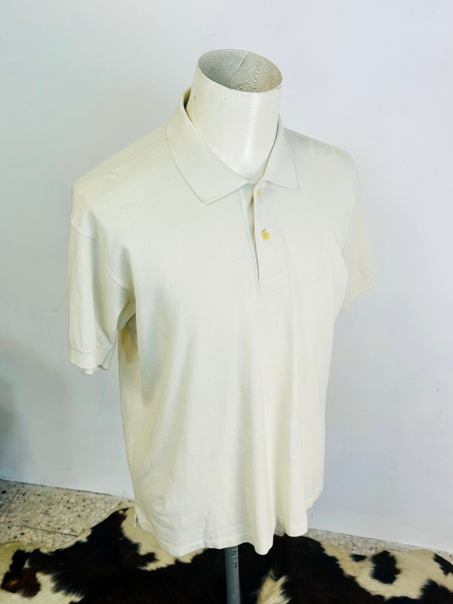 VALENTINO - Polo maniche corte panna