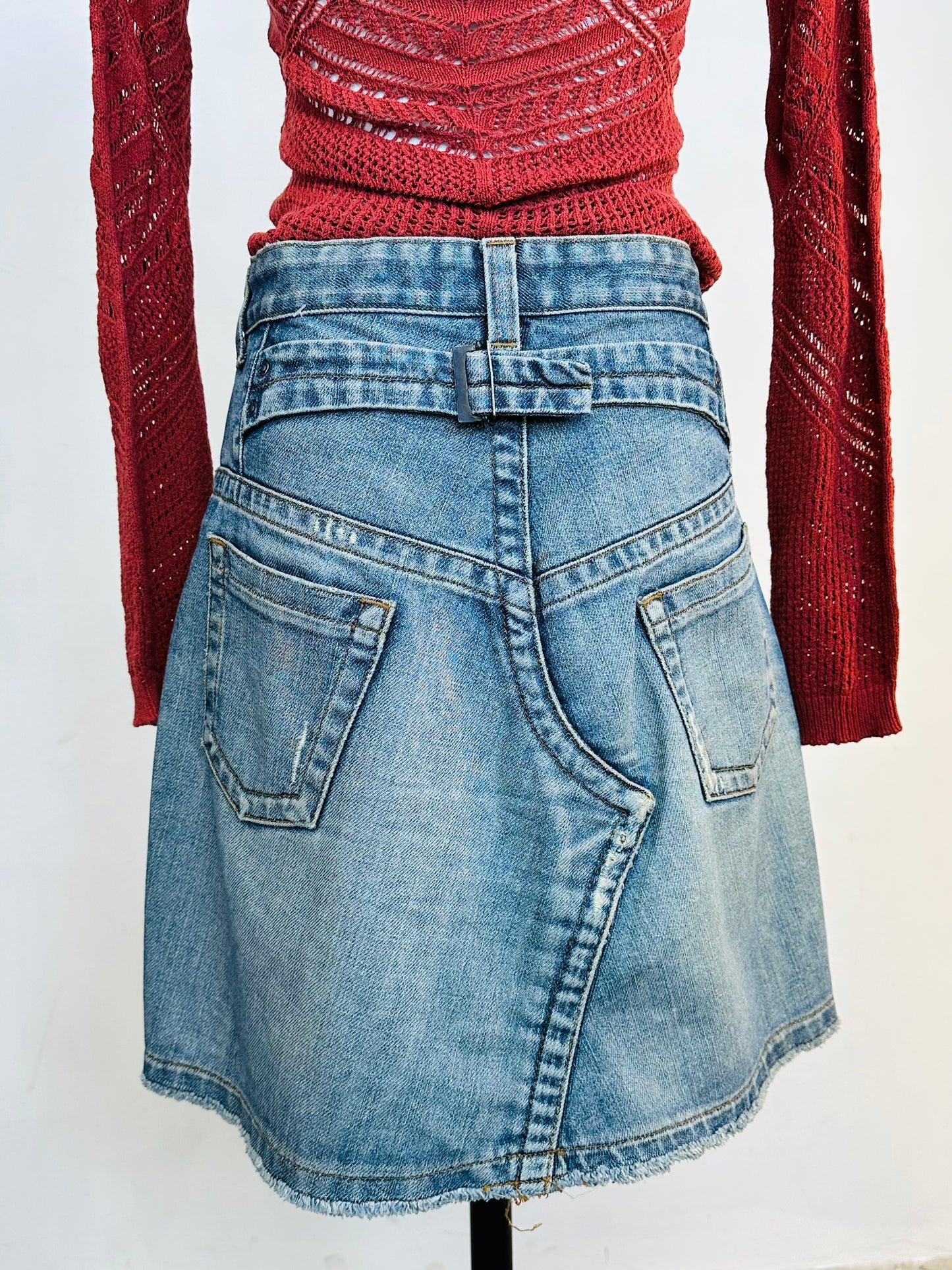 Calvin Klein skirt belt y2k