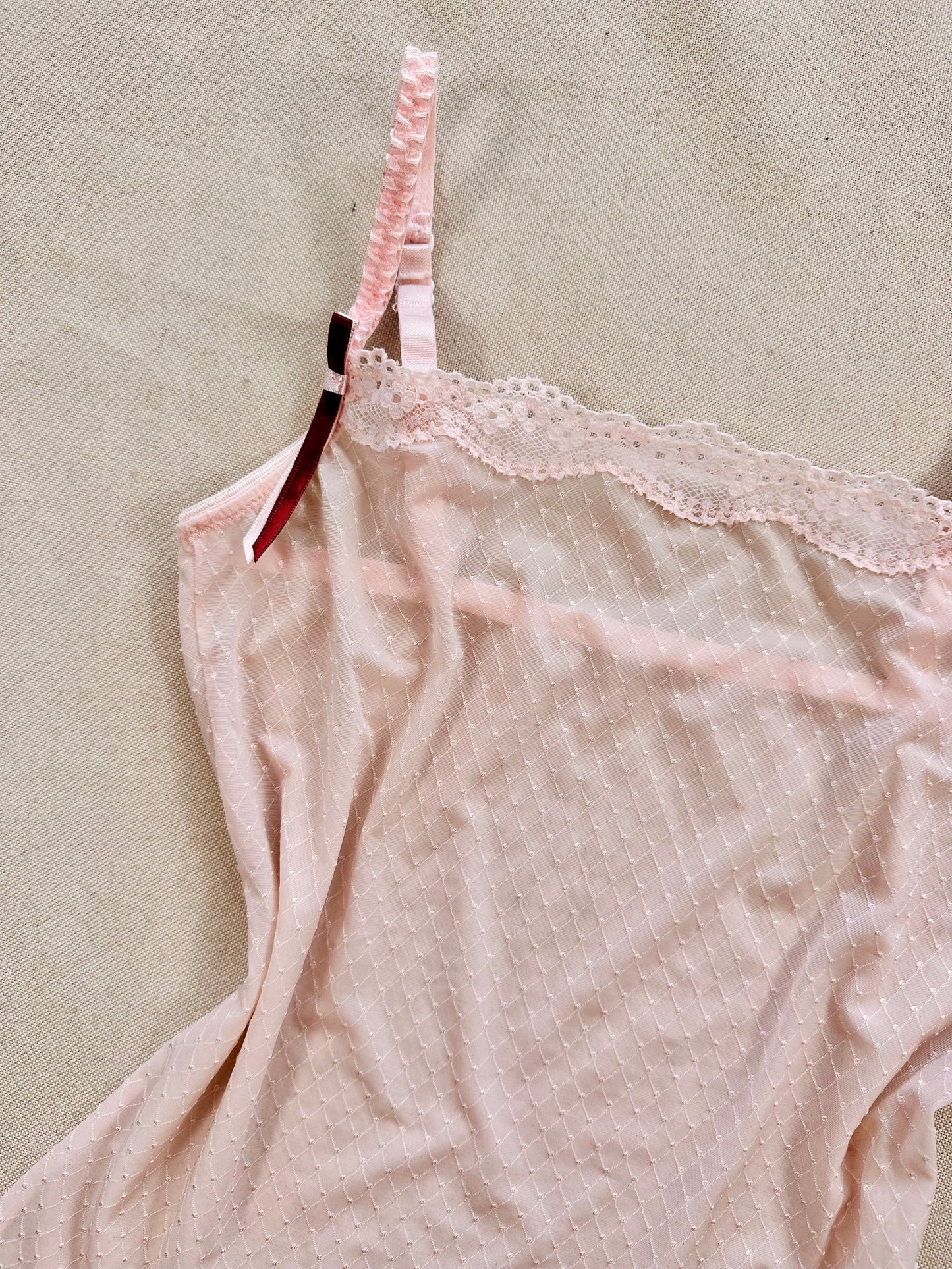 Y2k micro mesh top