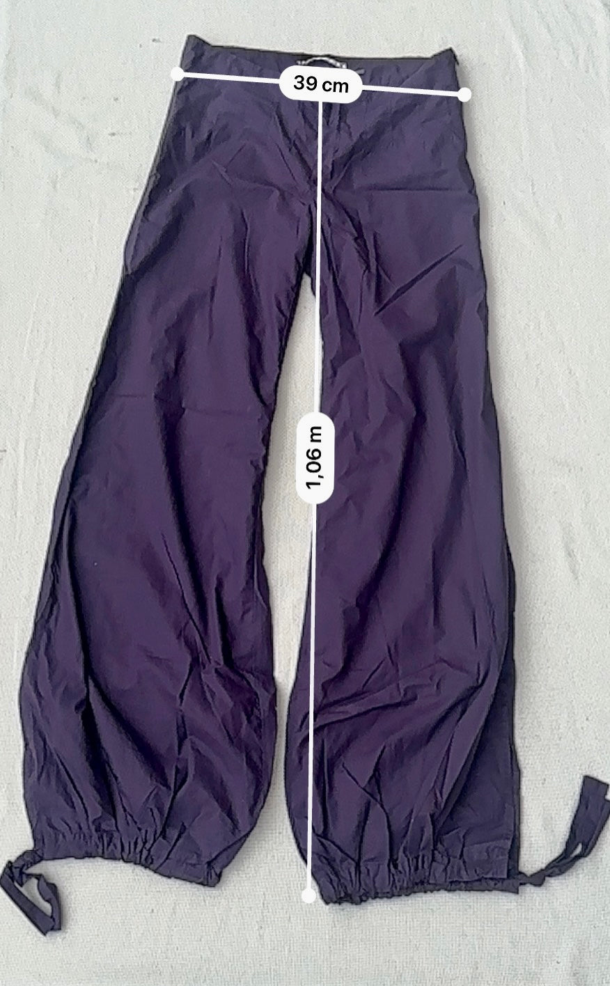 Pantaloni a palloncino viola