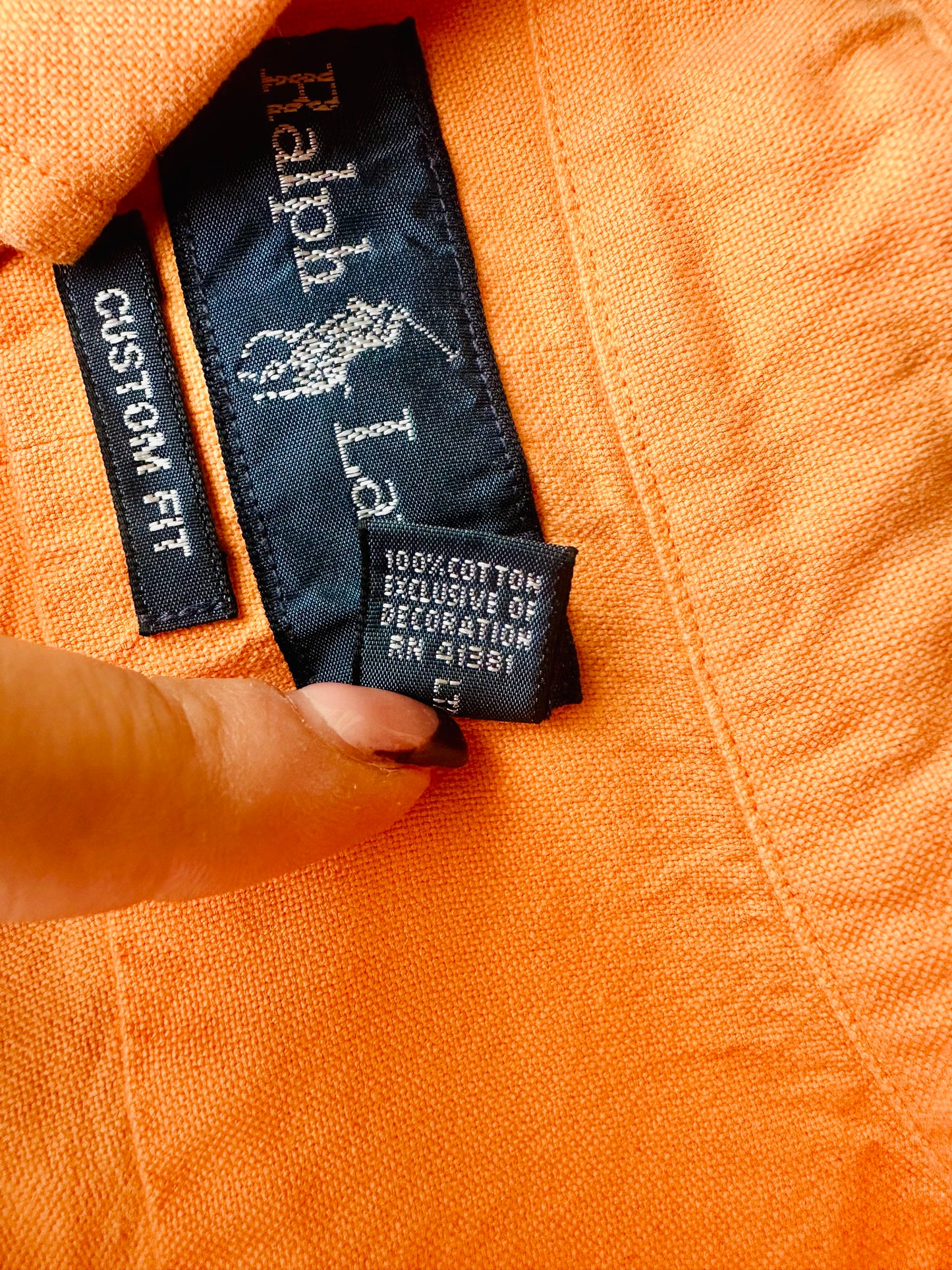 POLO RALPH LAUREN - Camicia Arancione