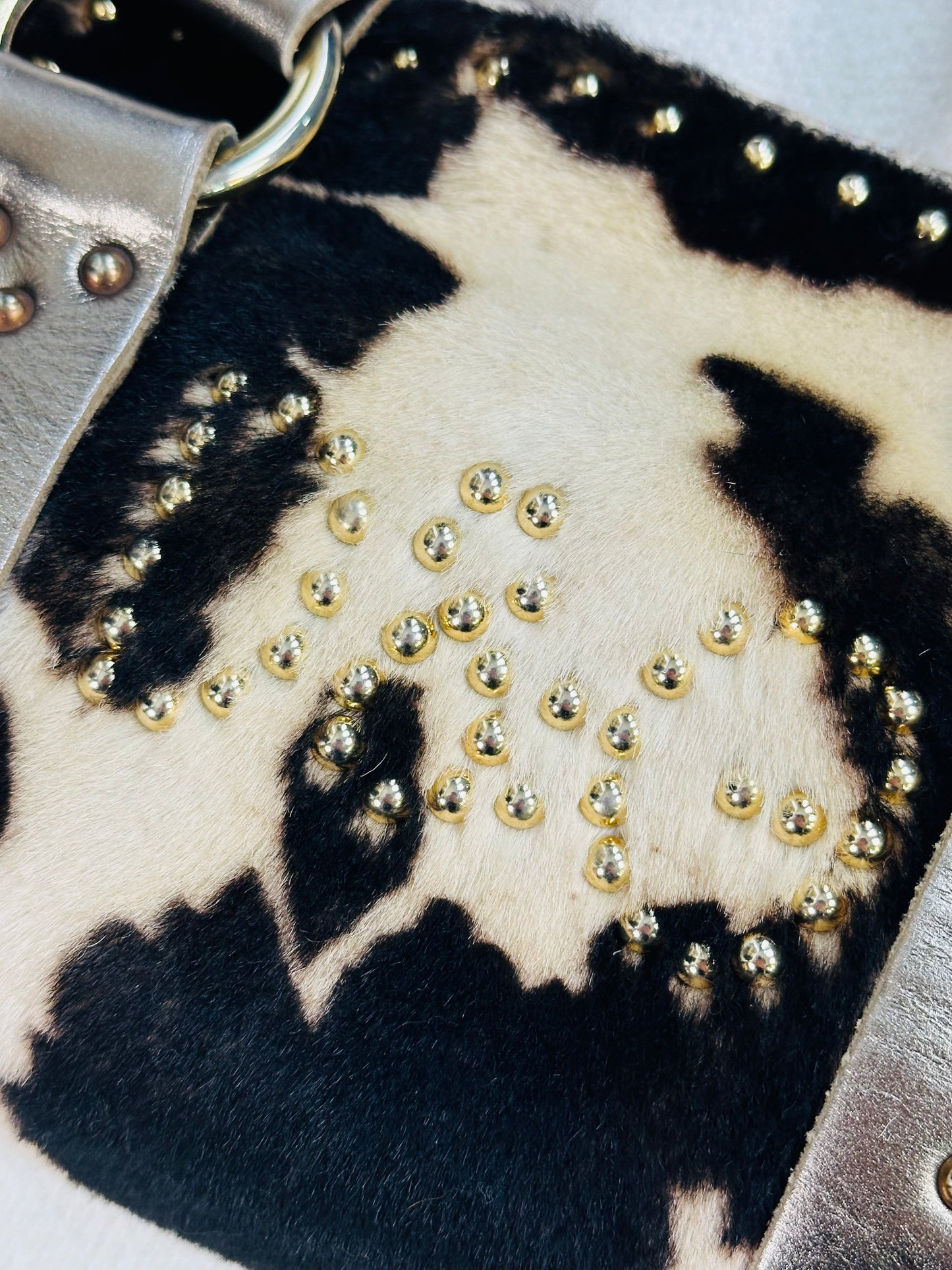 DOLCE & GABBANA – Mini Barrel Cowhide Studded Edition