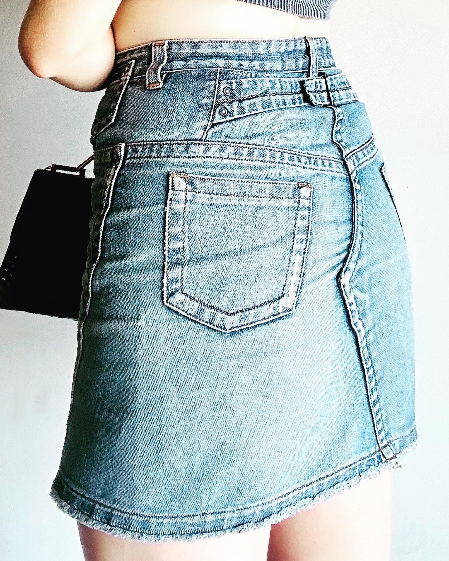 Calvin Klein skirt belt y2k
