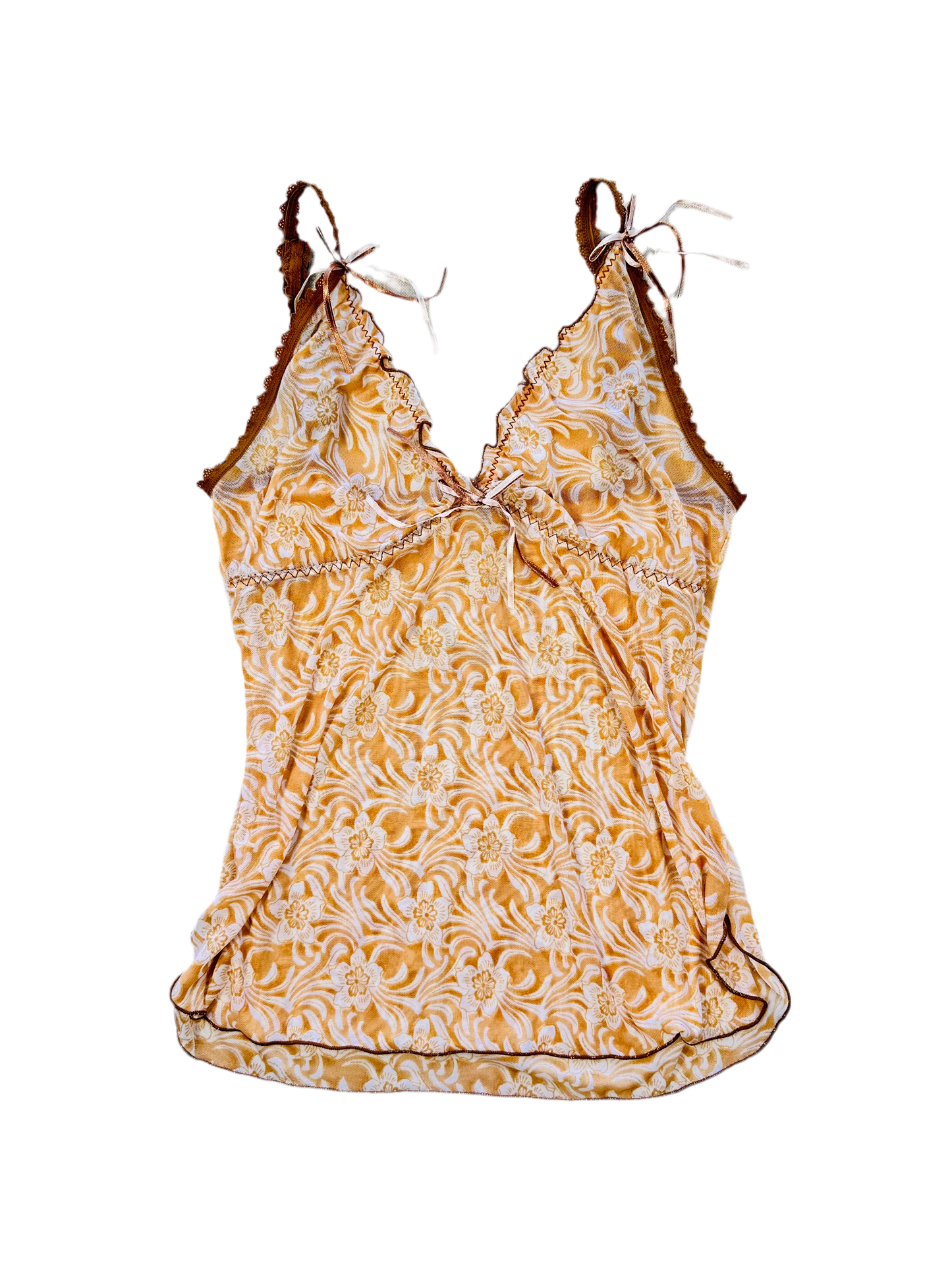 Y2k micro mesh top 🌼
