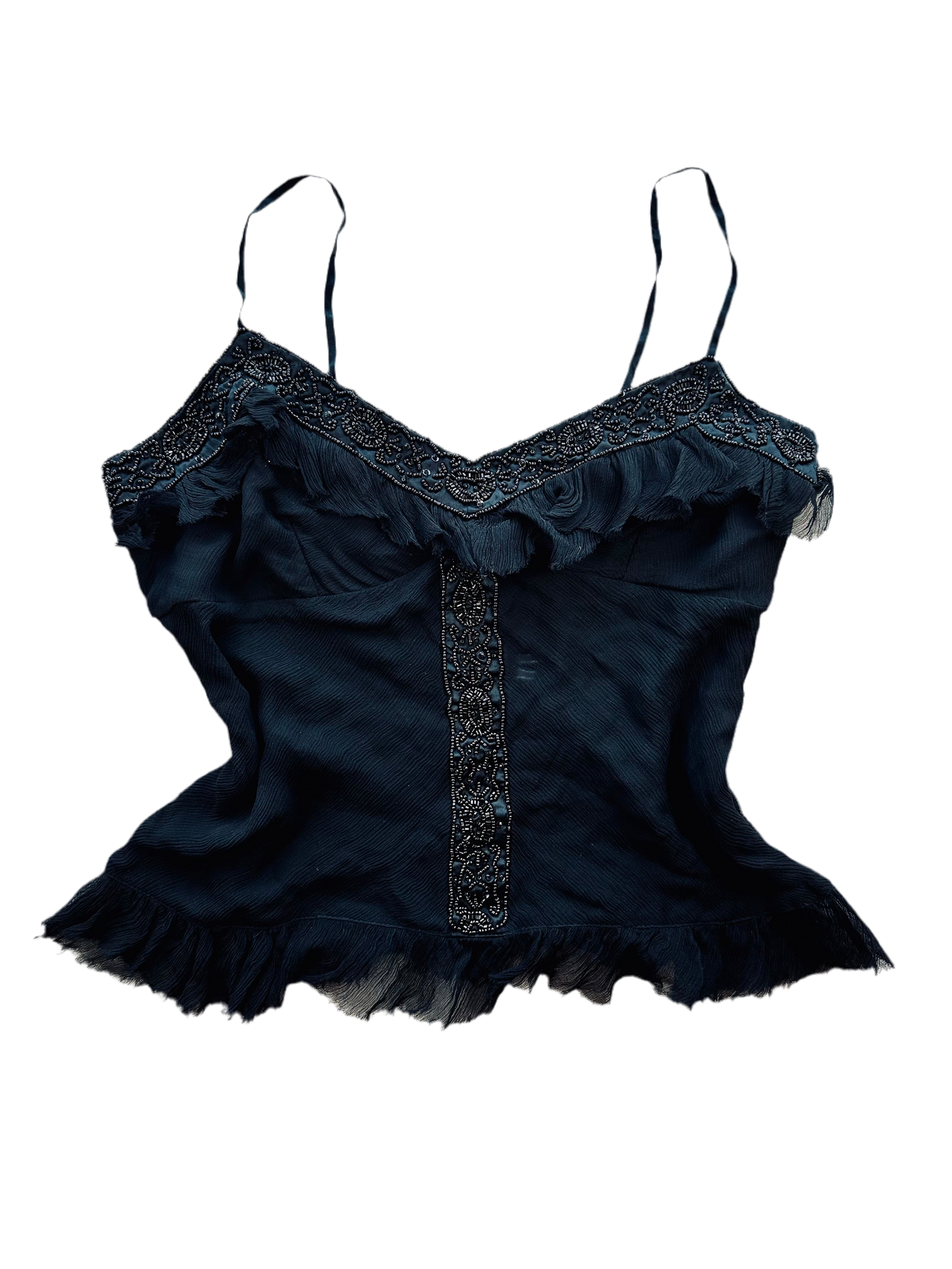 Y2k silk top