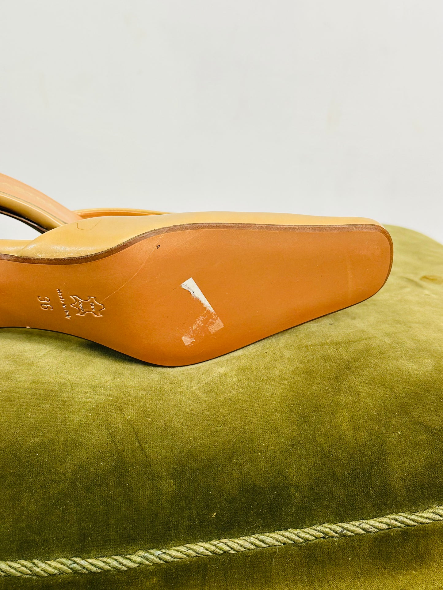 Mules vintage in vera pelle Villastrà – Made in Italy | Taglia 36