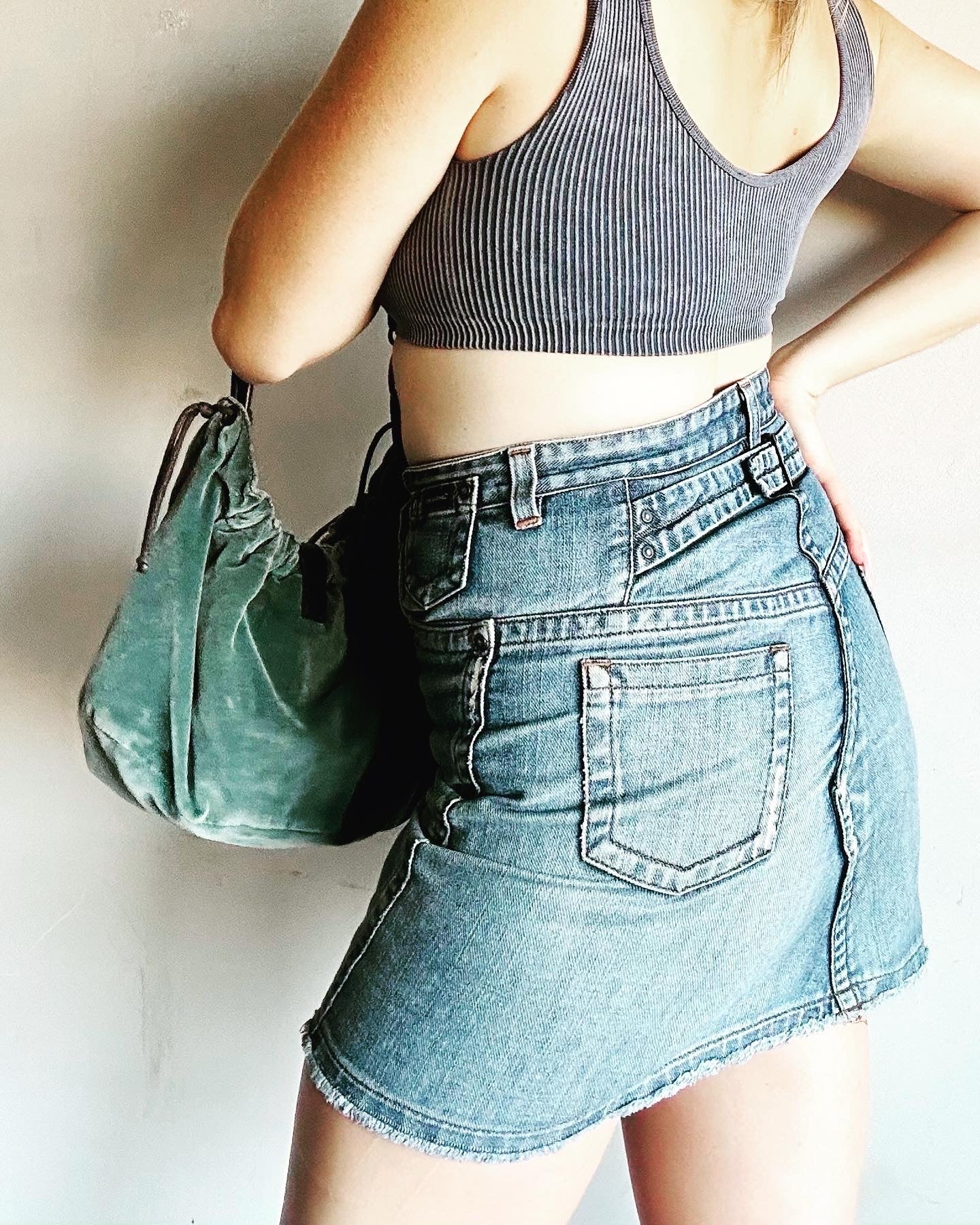 Calvin Klein skirt belt y2k