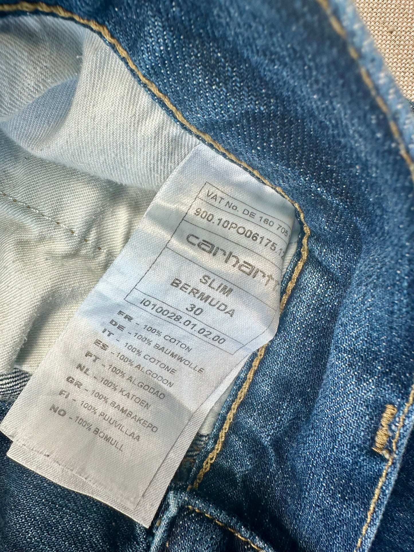 CARHARTT - Pantaloncini jeans