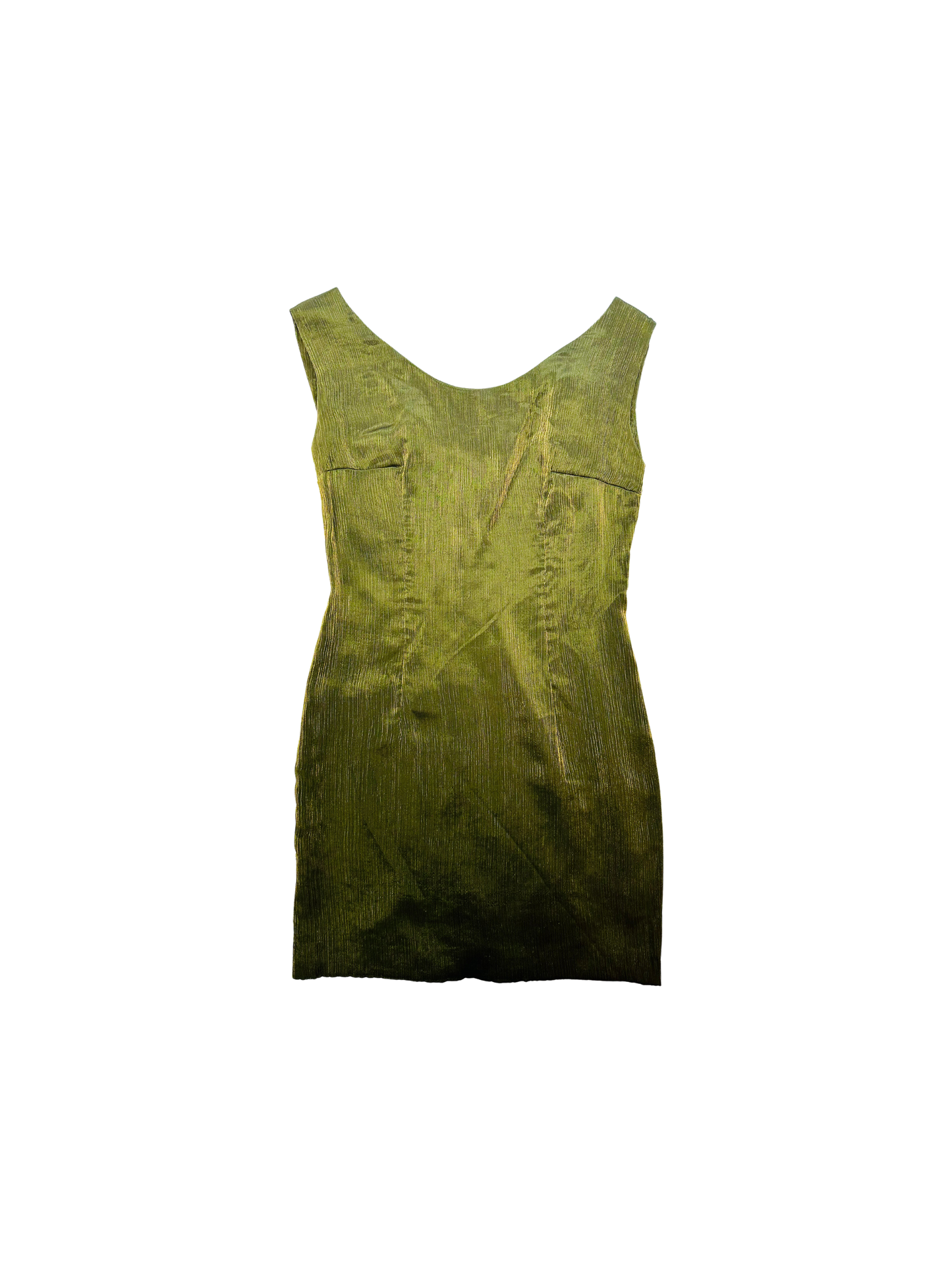 Abito sartoriale verde e oro