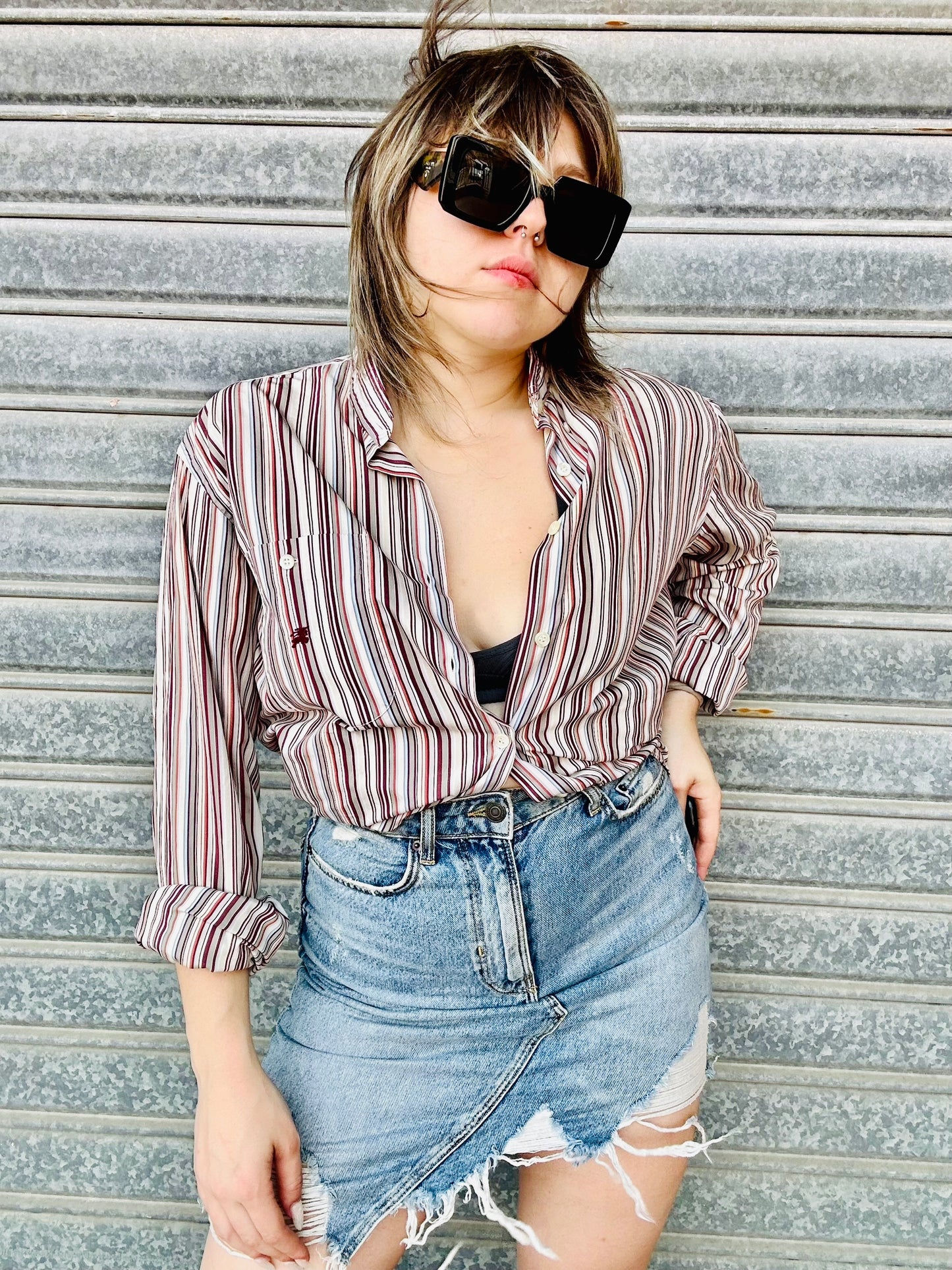 Burberry stripped shirt