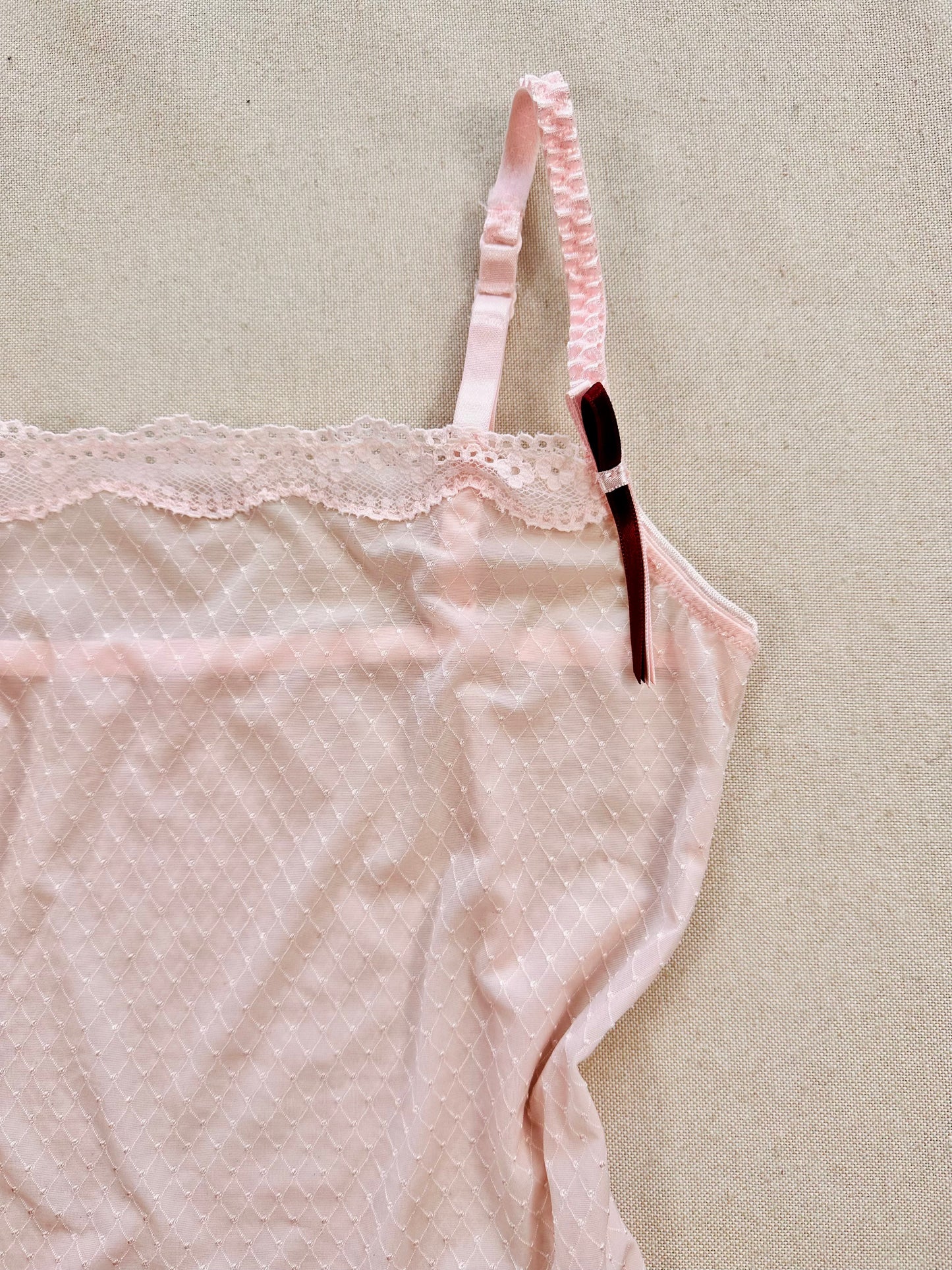 Y2k micro mesh top