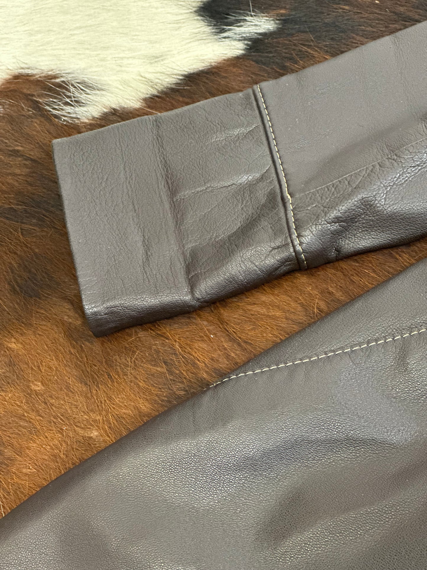 Giacca in Pelle Chocolate Brown – Anni '90