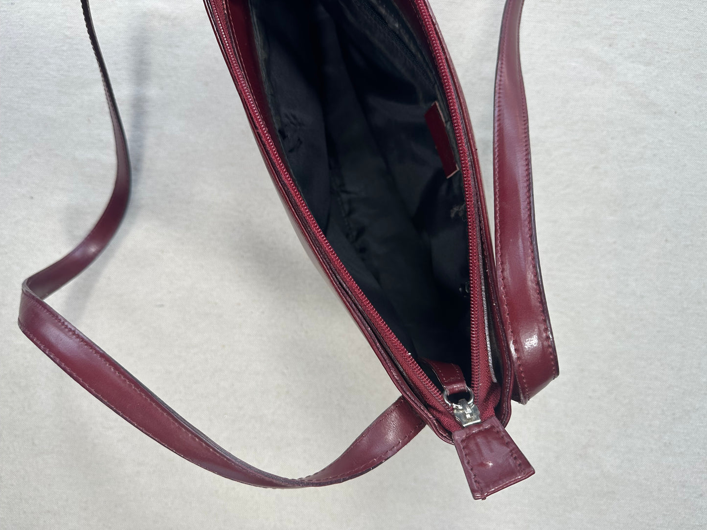 Borsetta a spalla in vera pelle red cherry 🍒