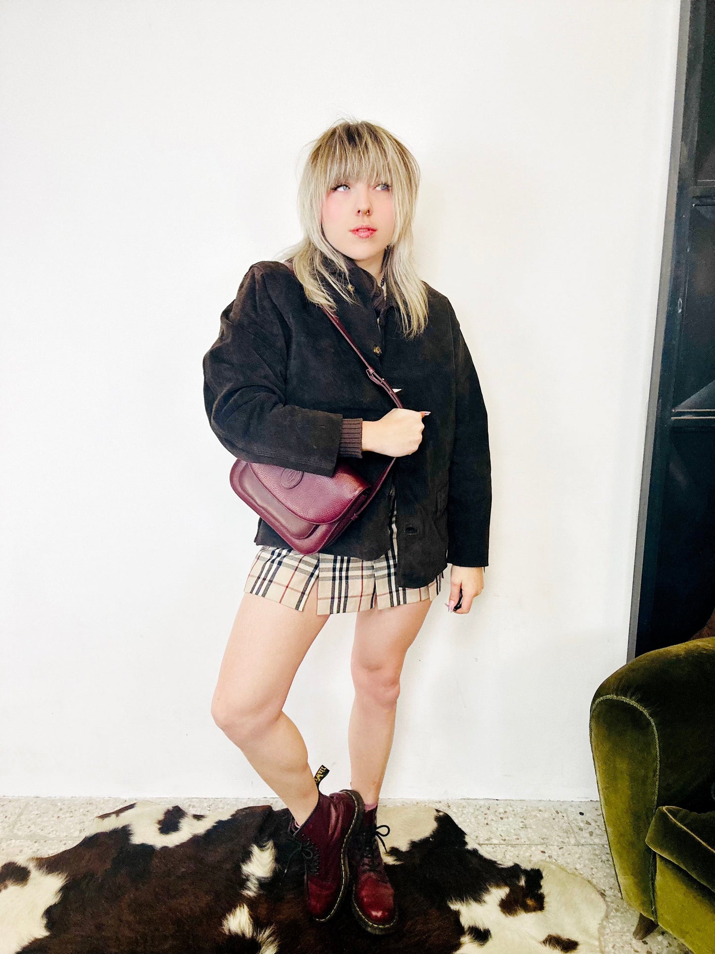 BURBERRY - Gonna a Pieghe