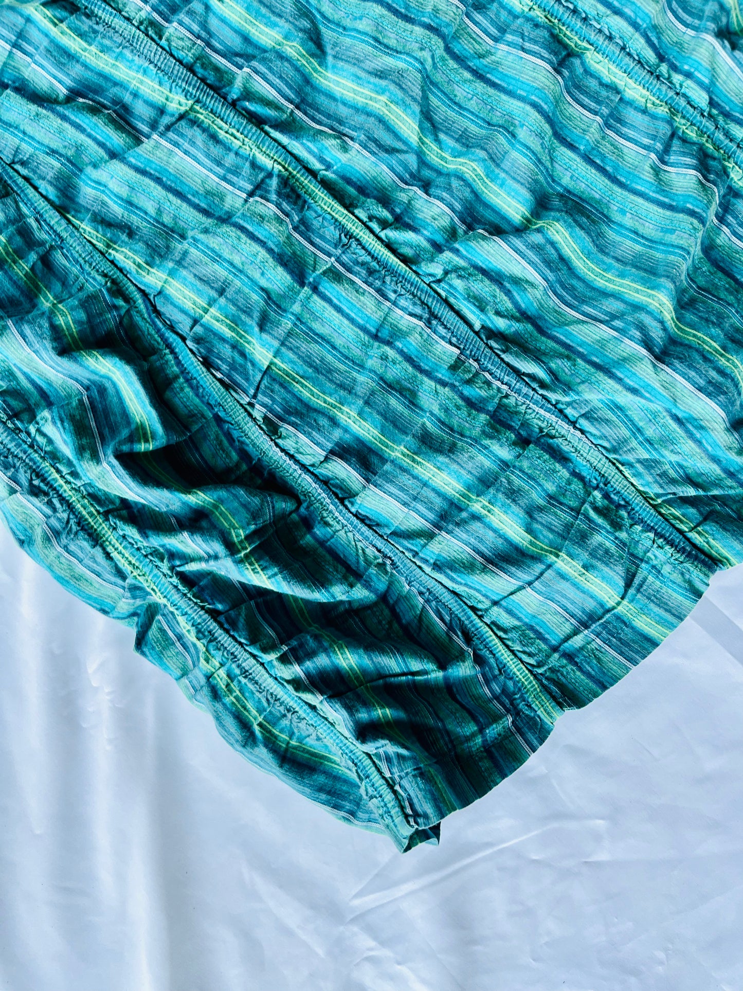Y2k stripped skirt