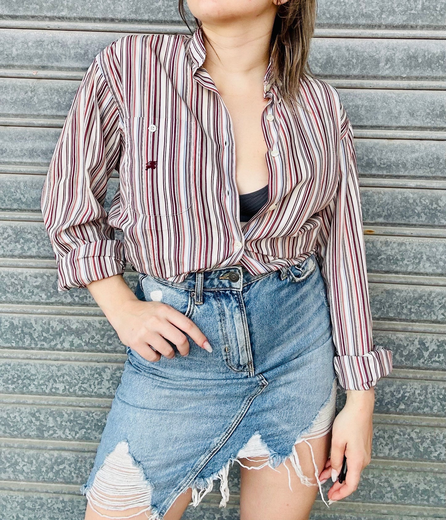 Burberry stripped shirt