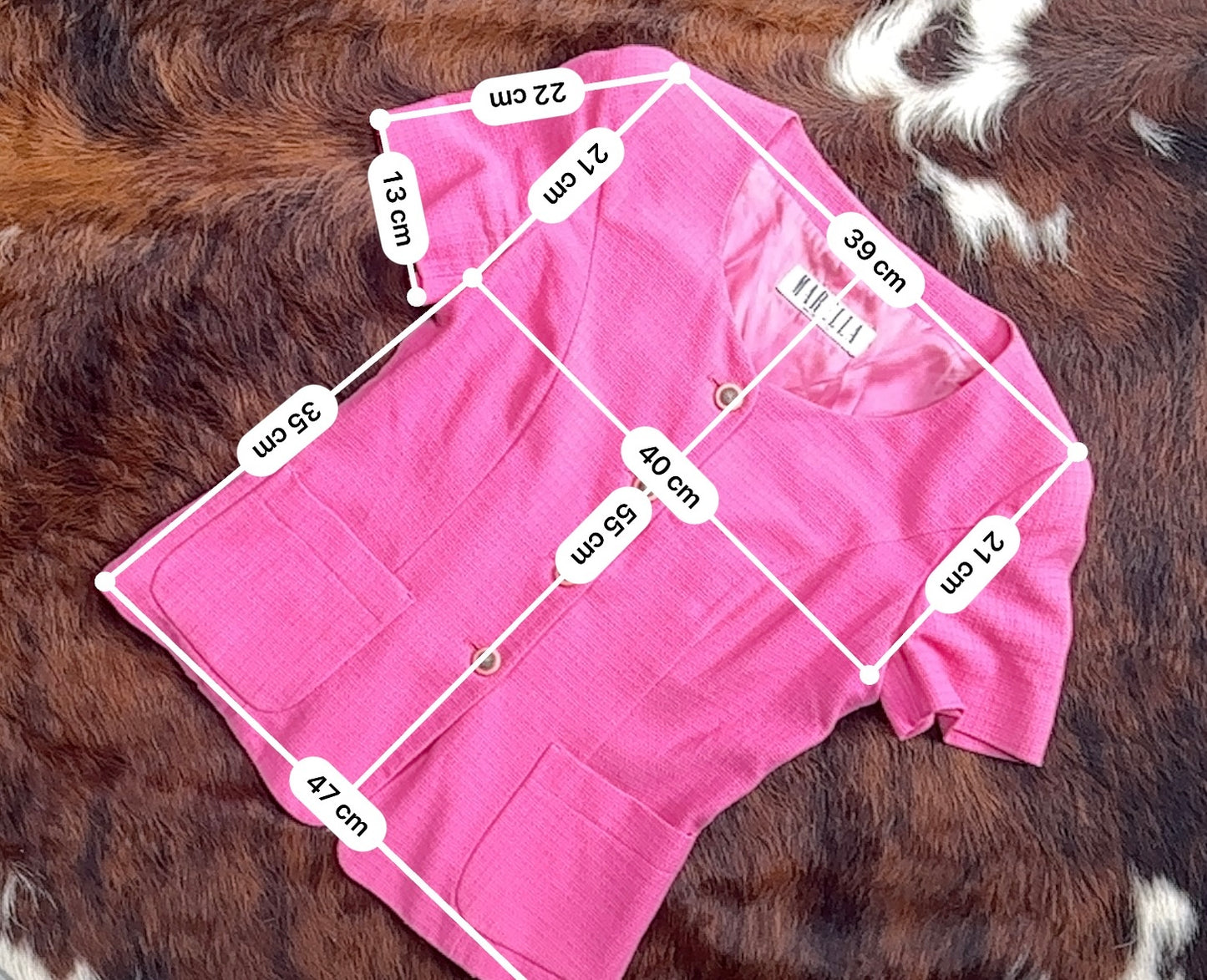 MARELLA - Giacca Vintage Fucsia