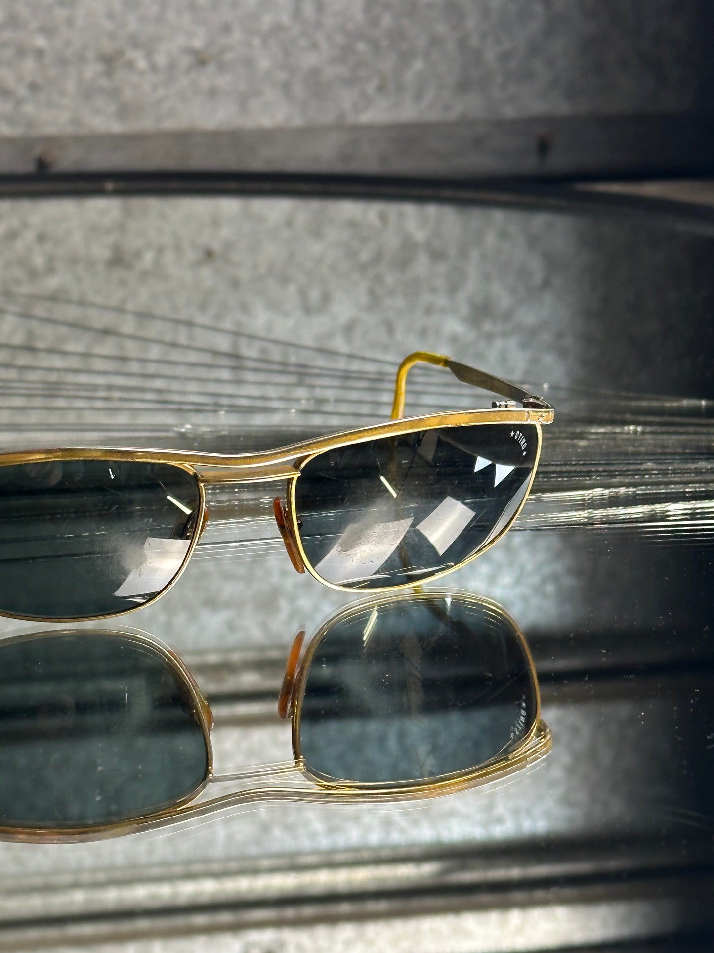 STING - Occhiali da sole Modello Aviator Anni ‘80/’90