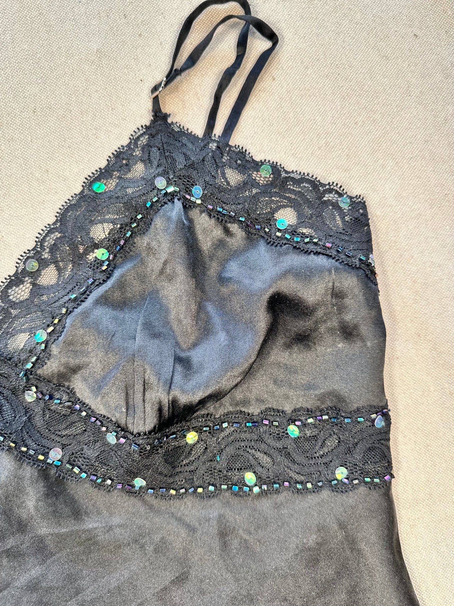 Y2k paillettes top
