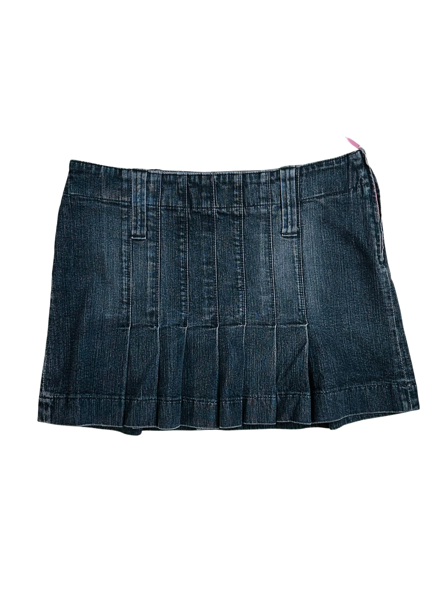 Mini Gonna a Pieghe in Denim Nero Vintage – Miss Sixty Y2K | Made in Italy