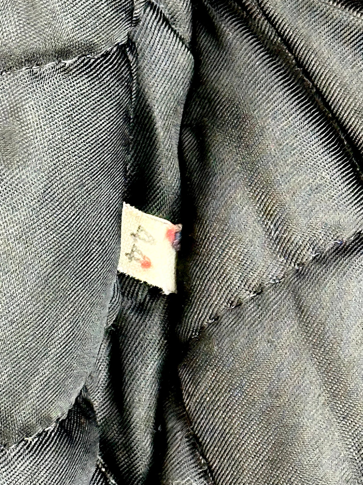 Pelliccia Vintage in Volpe Nera e Pelle