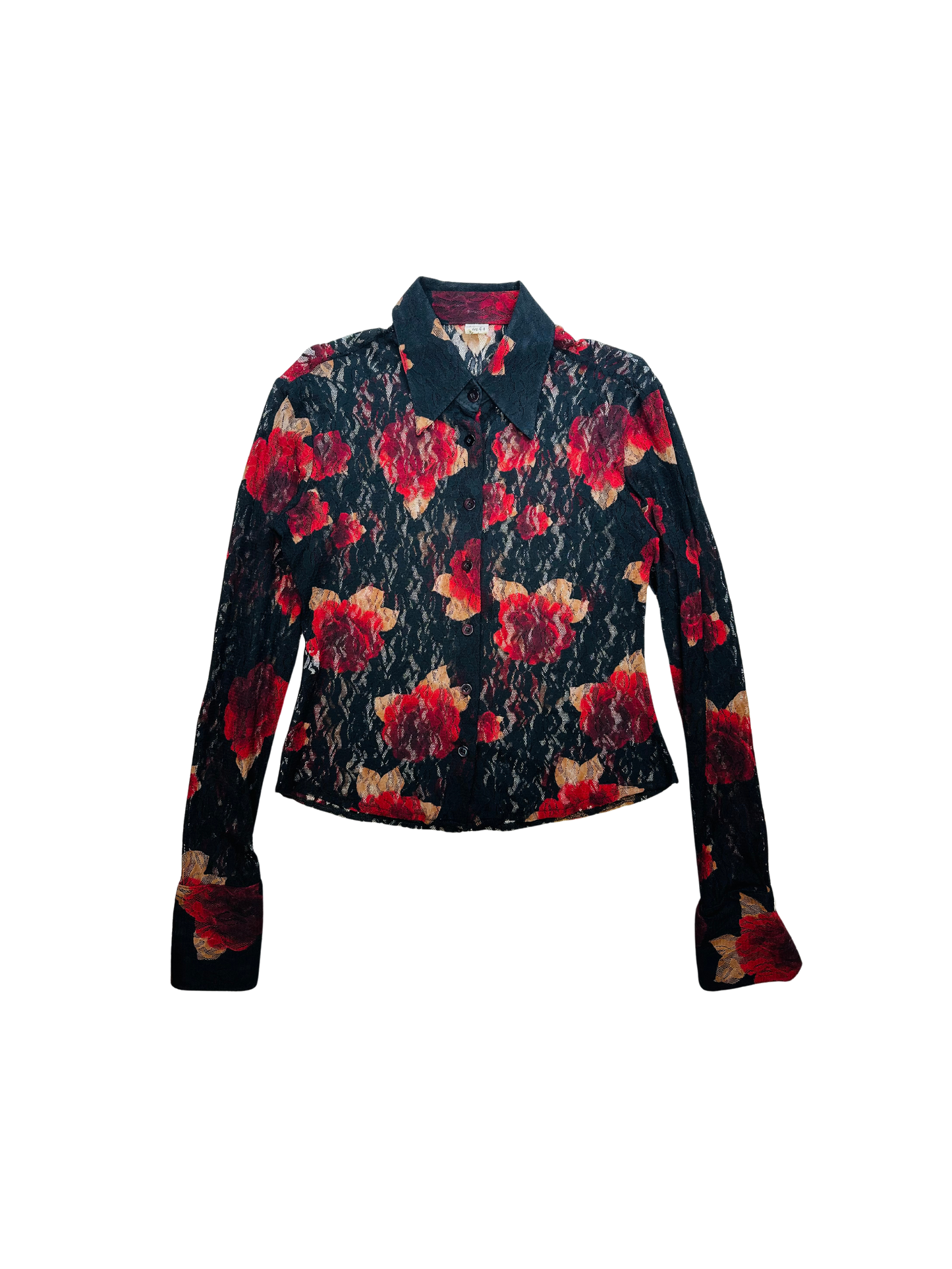 Camicia in pizzo con rose 🌹🌹🌹