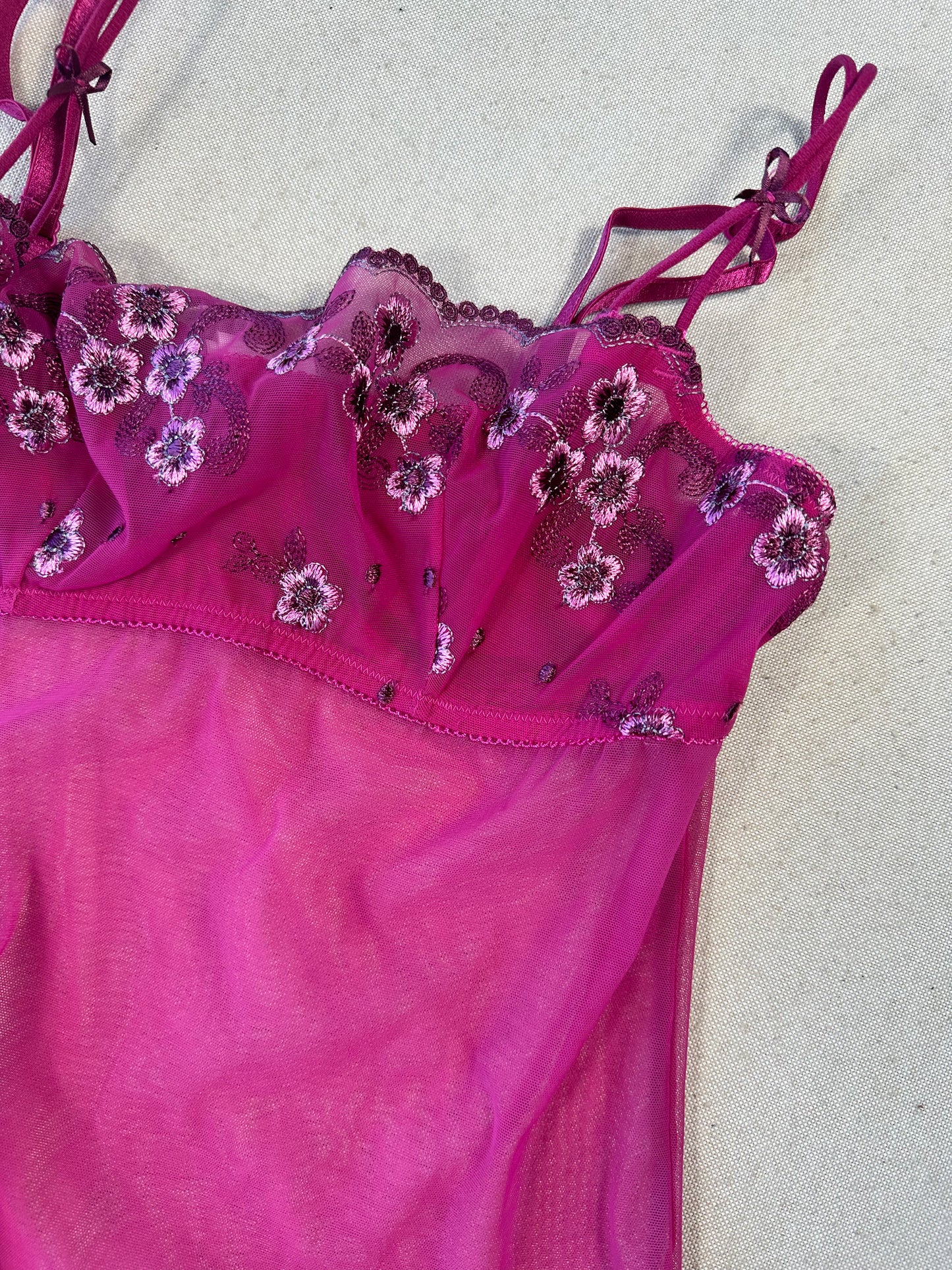 Y2k micro mesh top 💕🌸