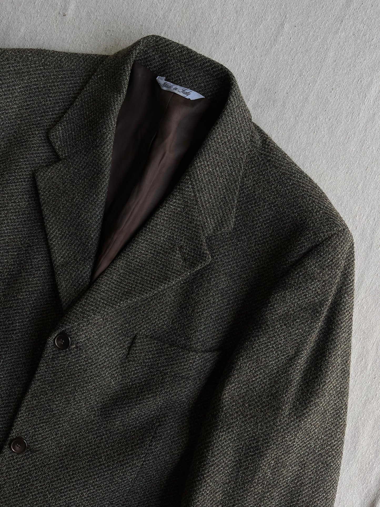 Blazer in pura lana vergine cachi