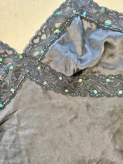 Y2k paillettes top