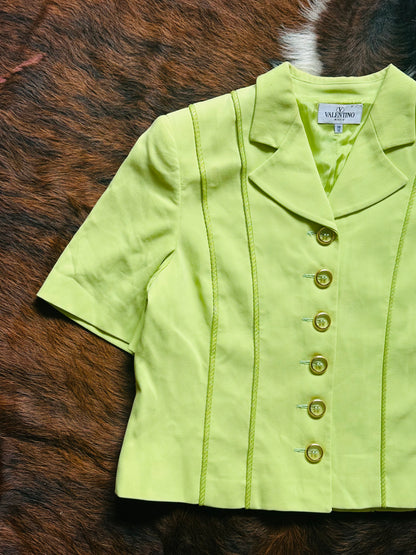 VALENTINO - Miss V Giacca Lime Vintage – Made in Italy