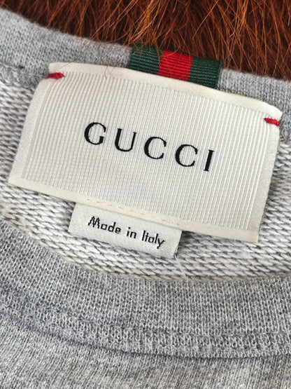GUCCI - Felpa con stampa Tiger Rainbow - Alessandro Michele era