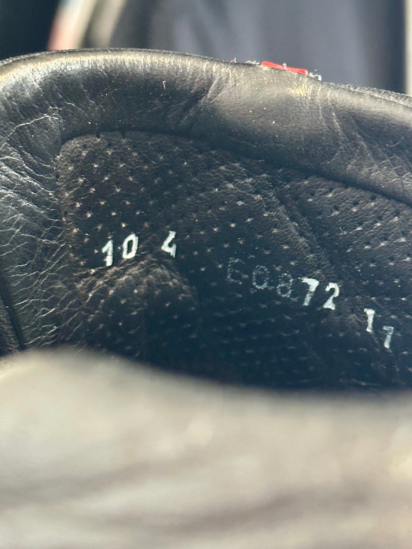 PRADA – Sneakers Sport Linea Rossa – Pelle Nera Vintage | Tg 44