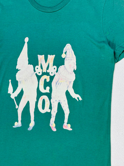 ALEXANDER McQUEEN MCQ - T-Shirt Verde Edizione Clown Grafico
