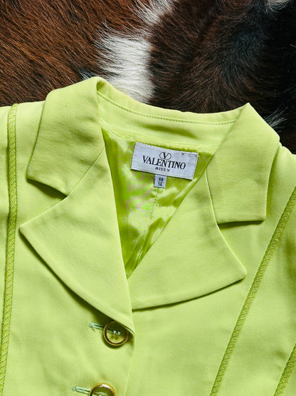 VALENTINO - Miss V Giacca Lime Vintage – Made in Italy
