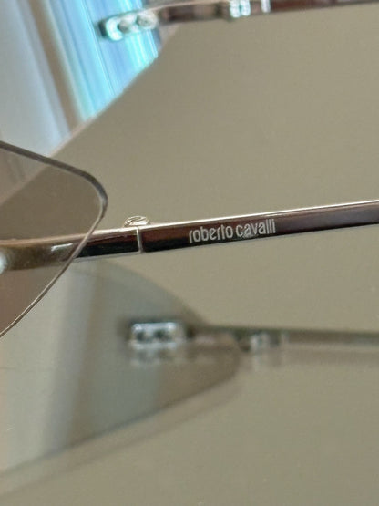 ROBERTO CAVALLI - Occhiali da sole vintage Demetra 63S – Rimless Y2K Made in Italy