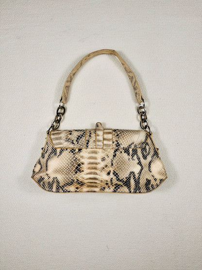 Borsa a spalla pelle coccodrillata