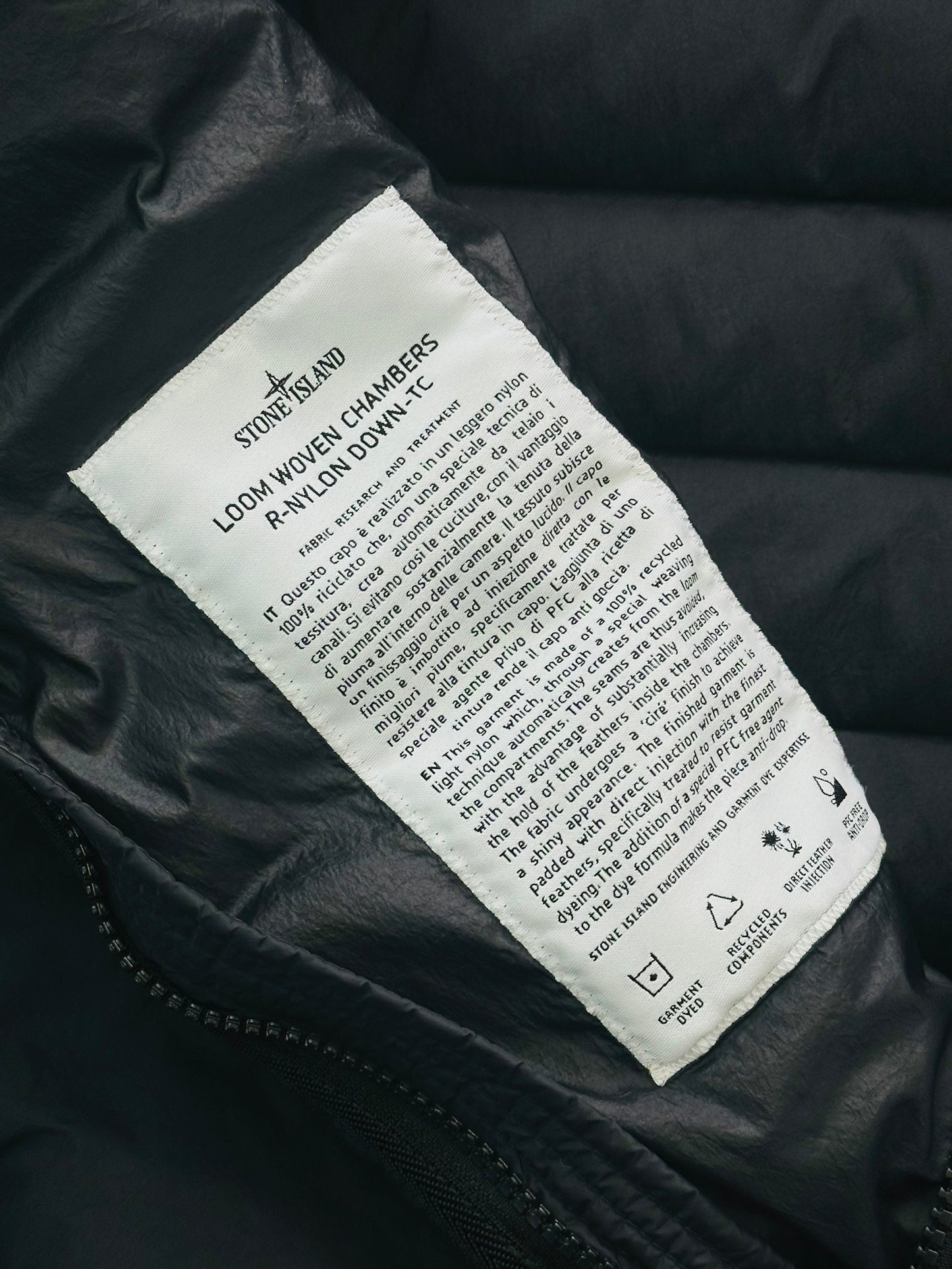 STONE ISLAND – Piumino Lightweight Hooded Jacket