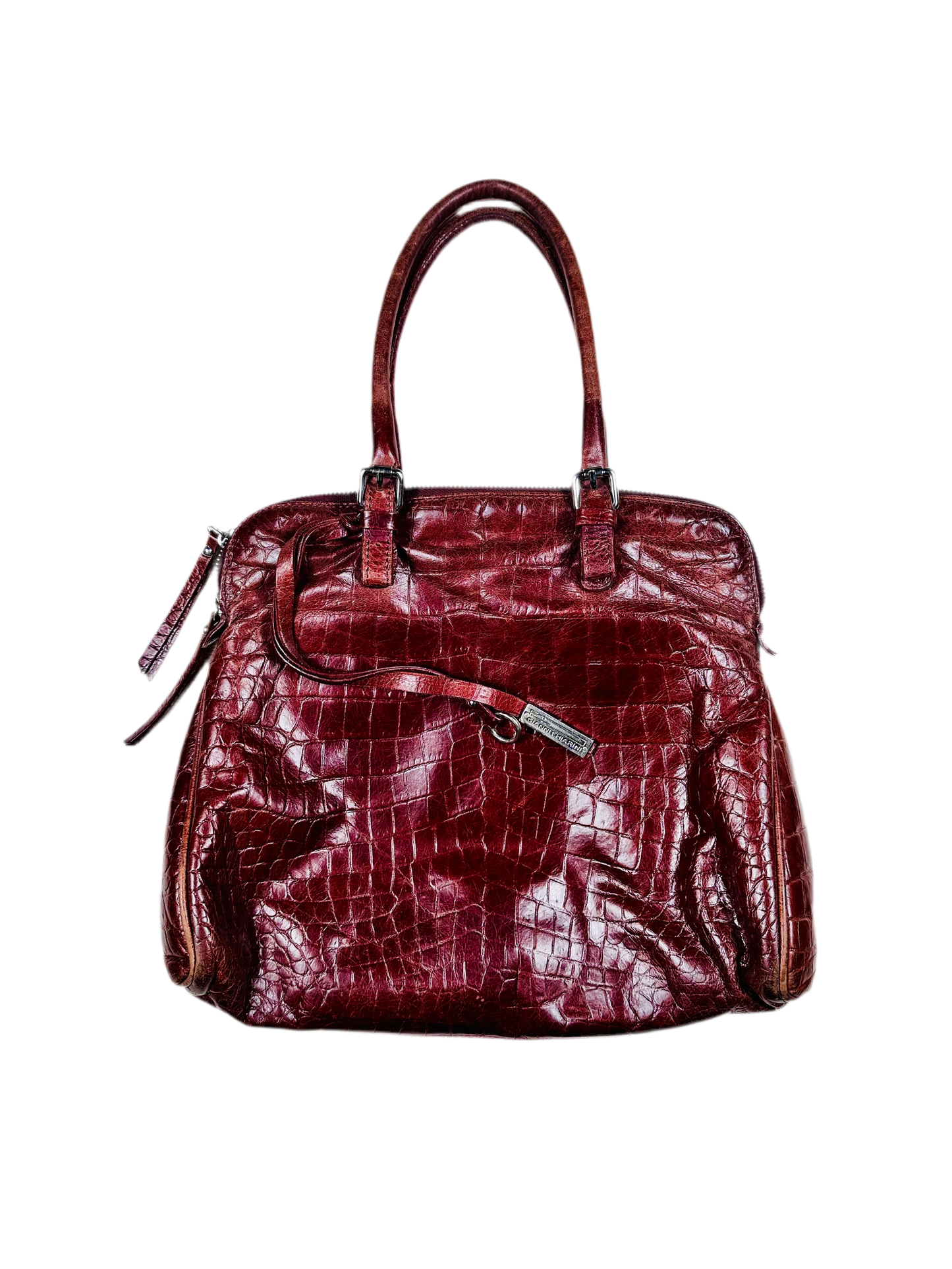 Borsa a spalla vera pelle red cherry 🍒