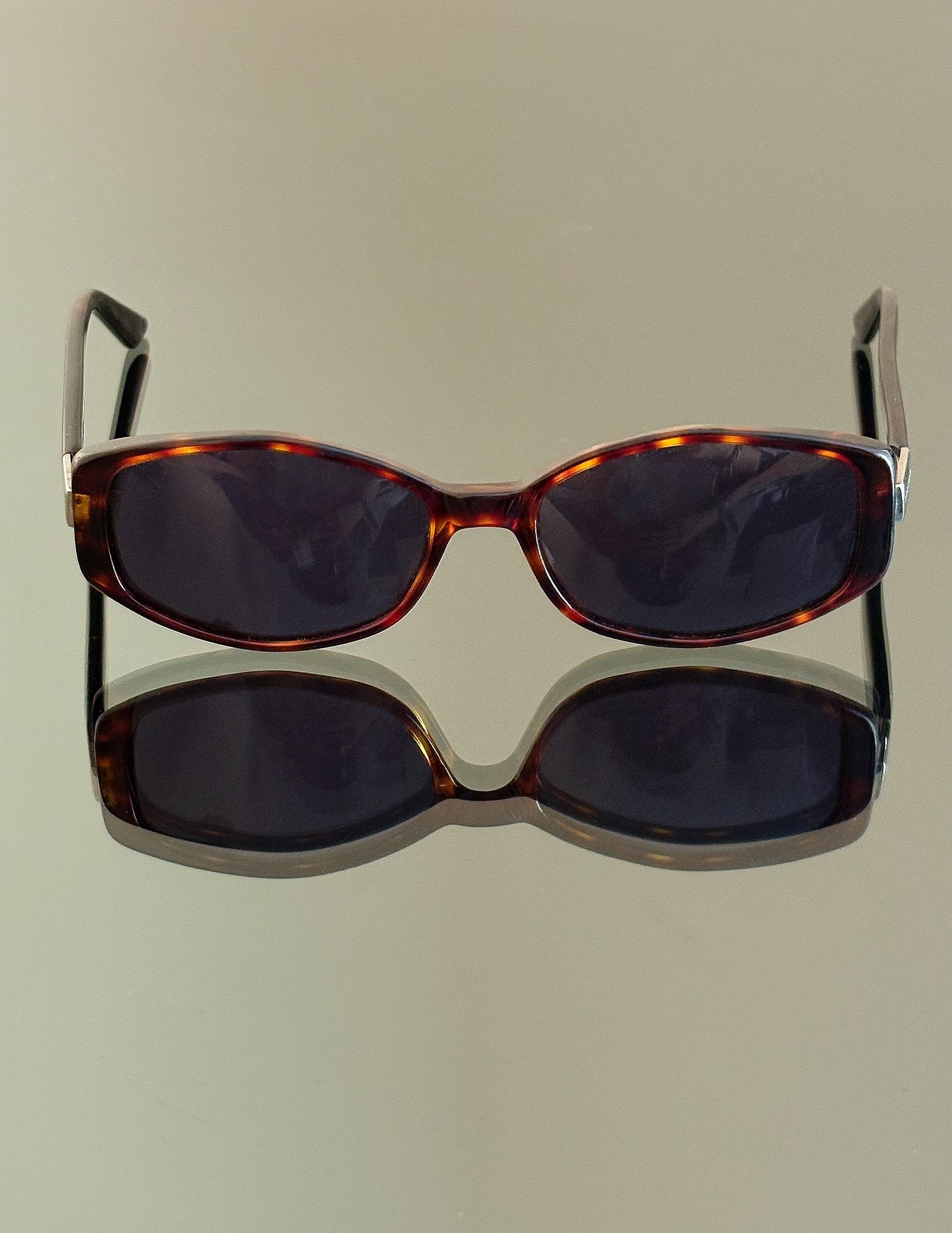 VALENTINO - Occhiali da sole vintage – tartarugati Made in Italy, Y2K