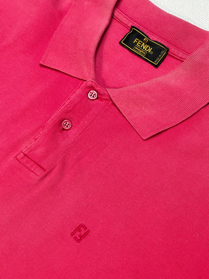 FENDI - Polo color rosa magenta