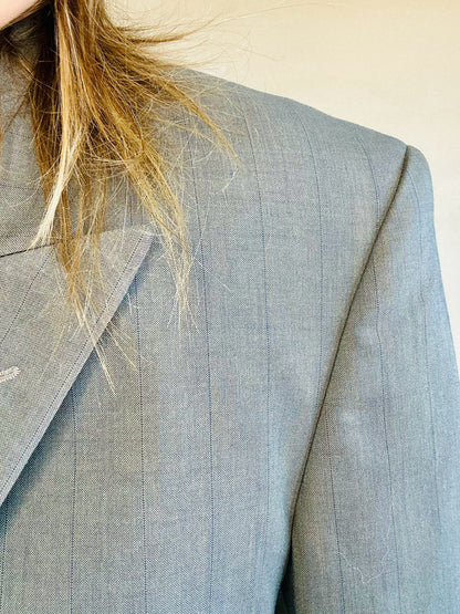 Blazer doppio petto in pura lana vergine