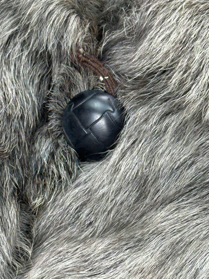 Pelliccia Vintage in Lapin Argentato