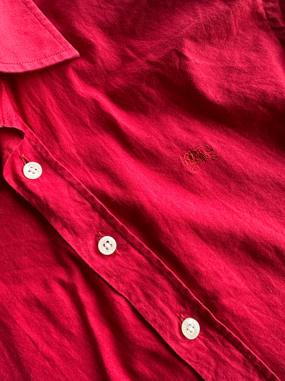 BURBERRY  - Camicia Rossa