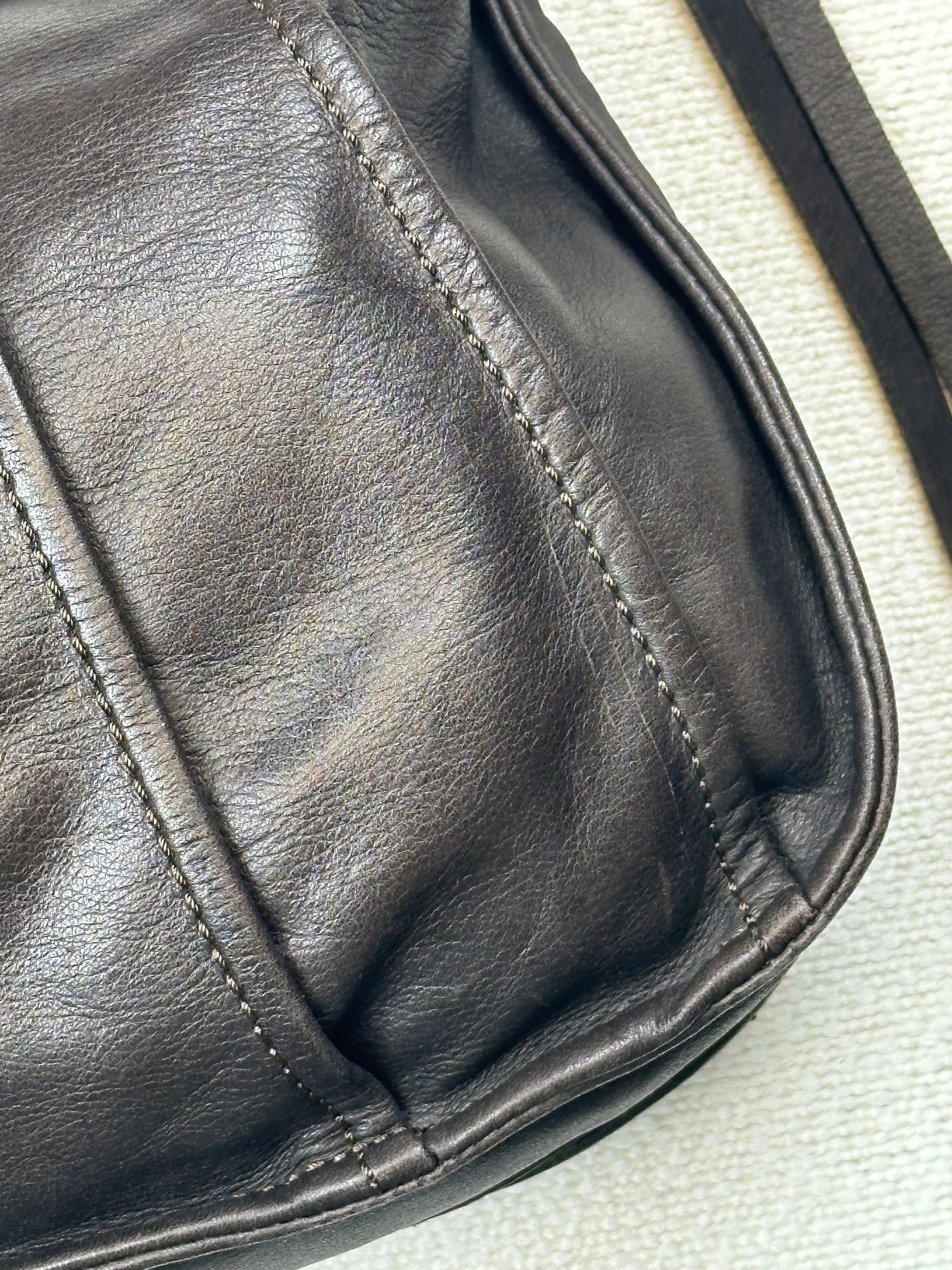 Borsa a spalla in pelle